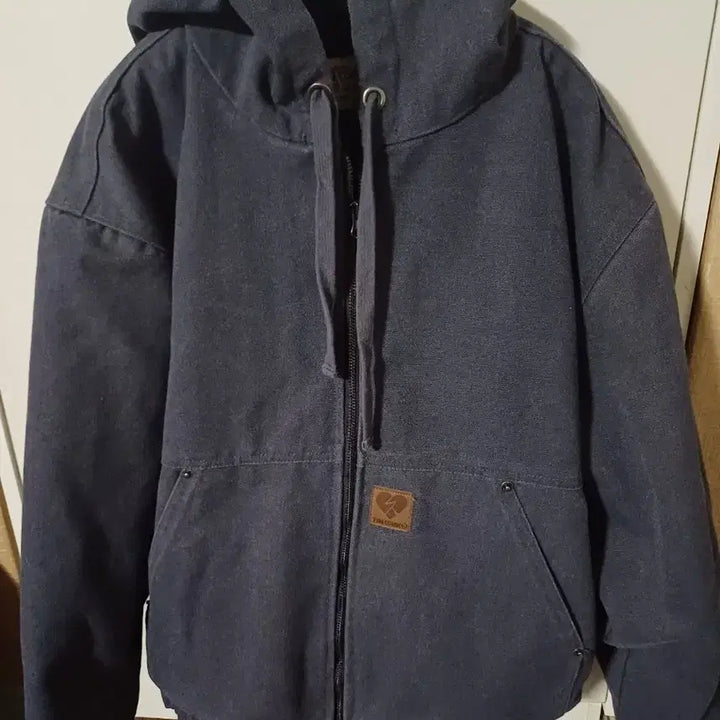 [BUNJANG] Team Comics Hood Work Jacket Navy Vintage L / 팀코믹스 후드 워크 자켓 네이비 빈티지L