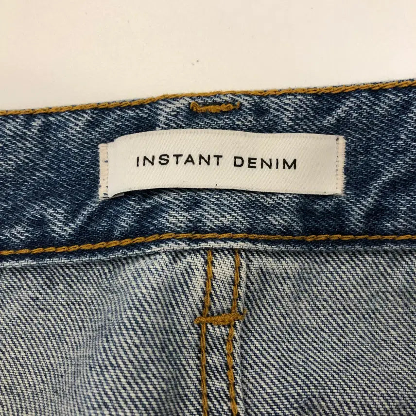 [BUNJANG] Branded Crop Denim Jeans / 브랜디드 크롭 데님진 29-30 인치