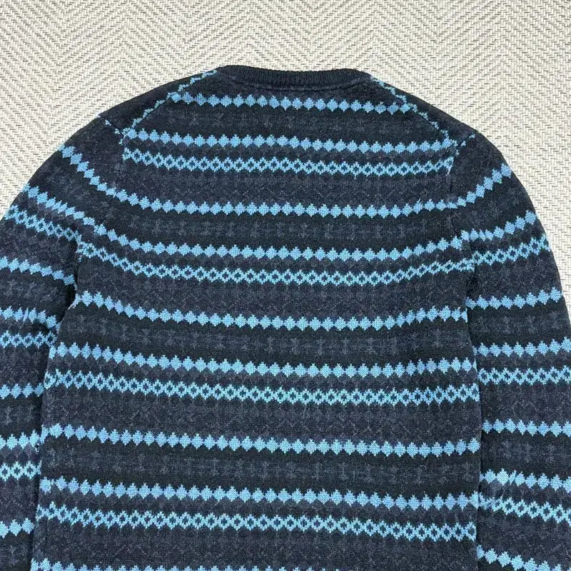 [BUNJANG] Tommy Hilfiger Wool Blend Pattern Knit Sweater / 타미힐피거 울블렌드 패턴 니트 v2078
