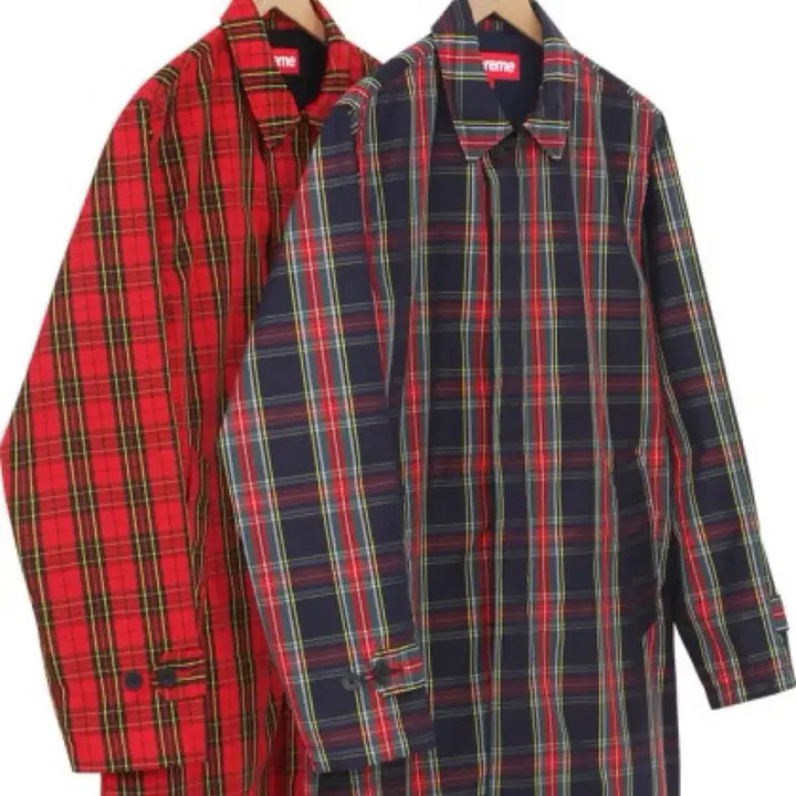 [BUNJANG] Supreme Check Trench Coat 15SS / [M] 슈프림 체크 트렌치 코트 15SS