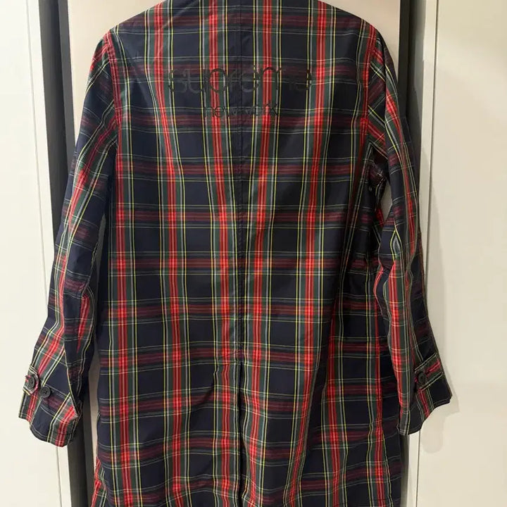 [BUNJANG] Supreme Check Trench Coat 15SS / [M] 슈프림 체크 트렌치 코트 15SS