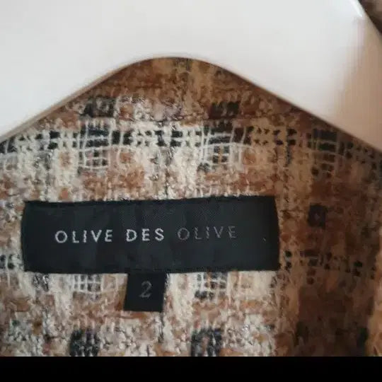[BUNJANG] Olive Des Olive Tweed Jacket (Size 55.5-66) / 올리브데올리브 모직 트위드자켓/55반-66