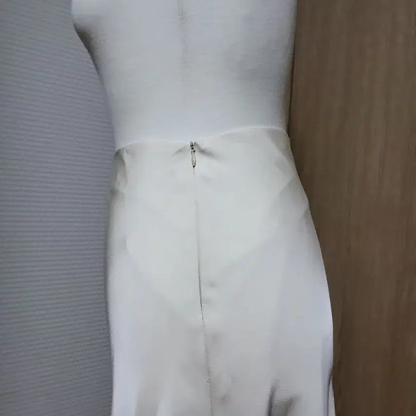 [BUNJANG] White Flare Long Skirt / 아이보리 A라인 롱 스커트