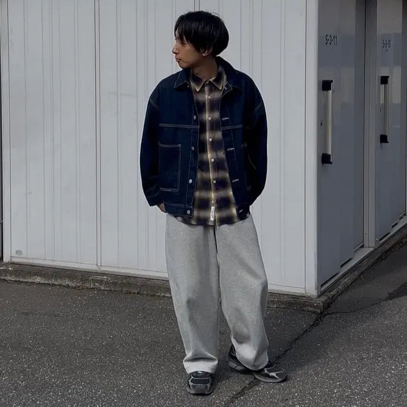 [BUNJANG] CPCM Denim Coverall Work Jacket Navy L / CPCM 재팬 데님 커버올 워크자켓 데님자켓 네이비 L