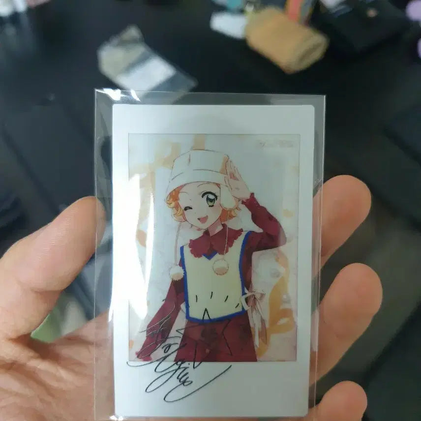 [BUNJANG] Aikatsu! Hina Signed Polaroid / 아이엠스타 히나 사인 폴라로이드