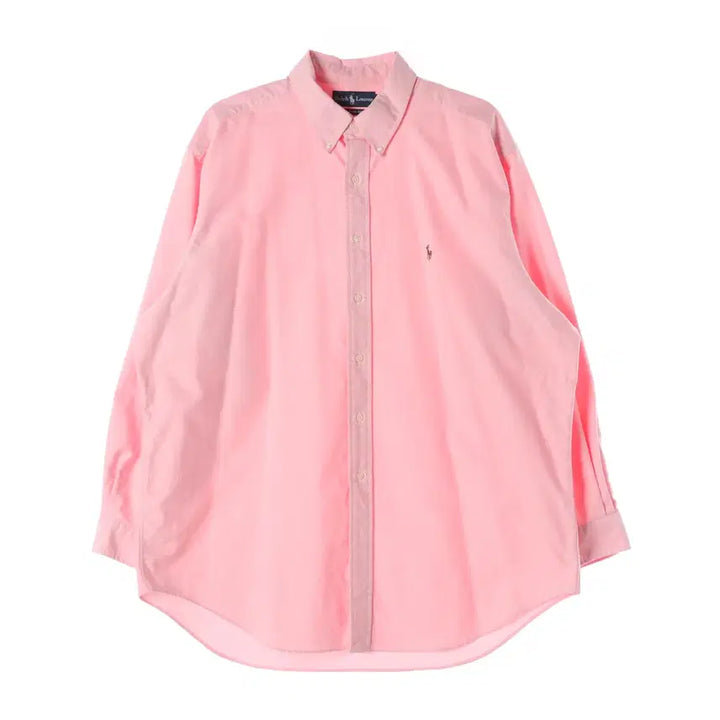 [BUNJANG] Polo Ralph Lauren Pink Cotton Shirt / 폴로 랄프 로렌 셔츠 핑크 XL