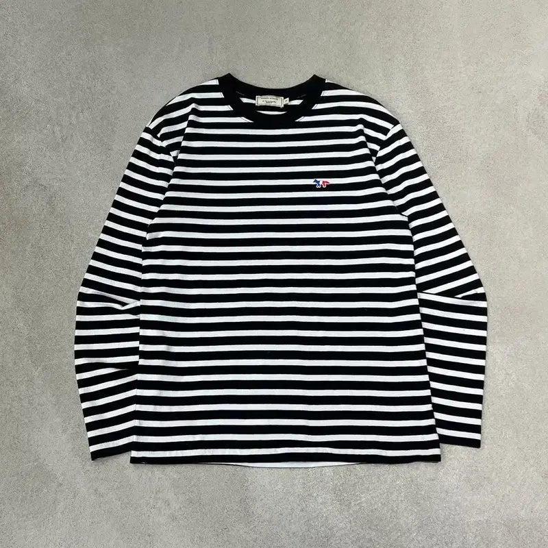 [SOLD OUT] 메종키츠네 스트라이프 롱슬리브 s10187