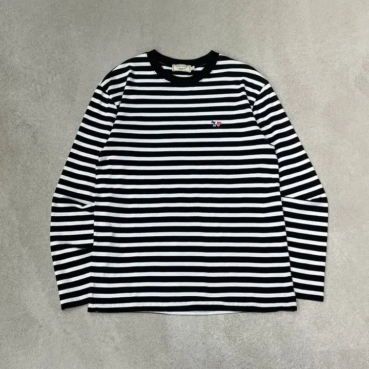 [SOLD OUT] 메종키츠네 스트라이프 롱슬리브 s10187