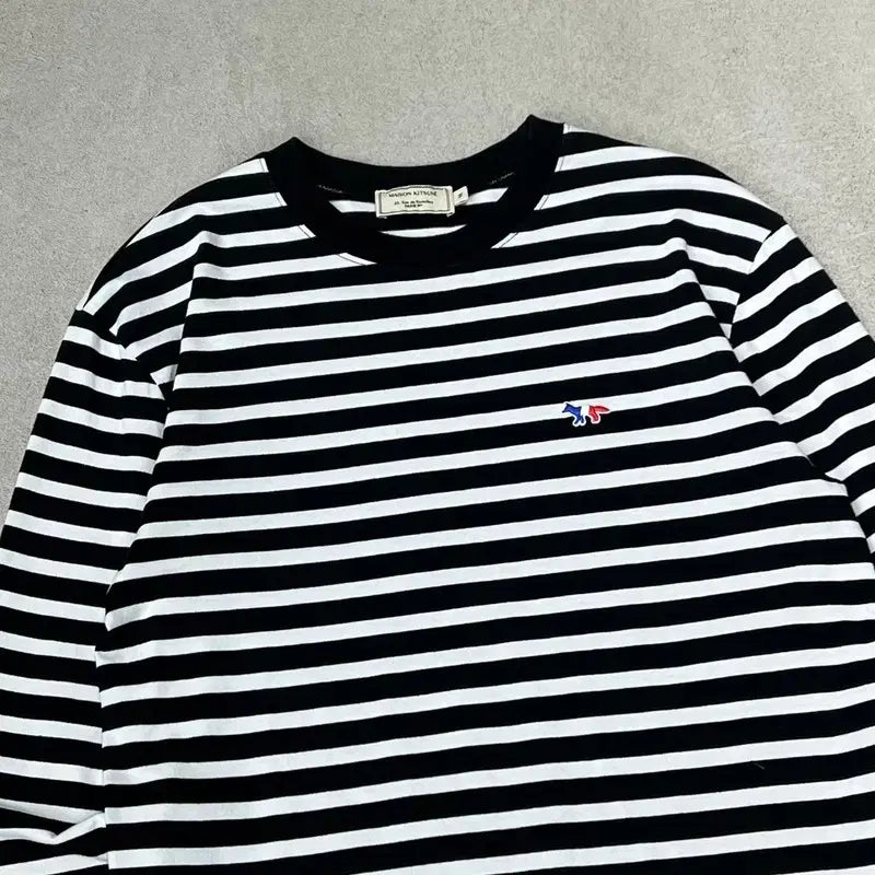 [SOLD OUT] 메종키츠네 스트라이프 롱슬리브 s10187