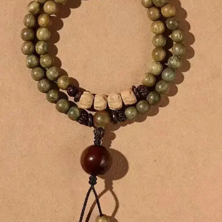 [BUNJANG] Argentine Green Ebony Bead Bracelet 8mm / 아르헨티나 녹단 염주 팔찌 8mm