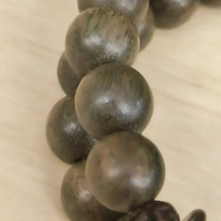 [BUNJANG] Argentine Green Ebony Bead Bracelet 8mm / 아르헨티나 녹단 염주 팔찌 8mm