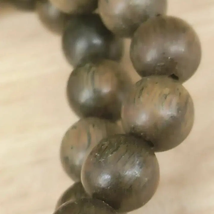 [BUNJANG] Argentine Green Ebony Bead Bracelet 8mm / 아르헨티나 녹단 염주 팔찌 8mm