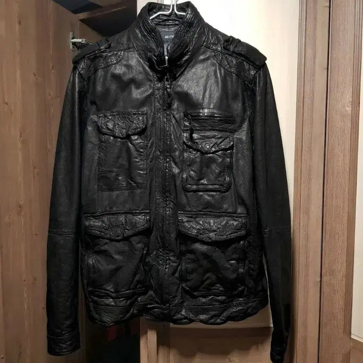 [BUNJANG] Add-Hoc M65 Leather Jacket / 100-105멀티포켓 M65 양가죽자켓 /와317-원/애드혹/