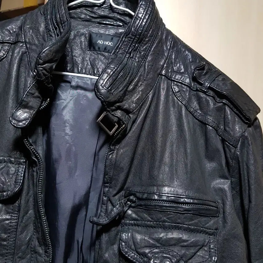 [BUNJANG] Add-Hoc M65 Leather Jacket / 100-105멀티포켓 M65 양가죽자켓 /와317-원/애드혹/