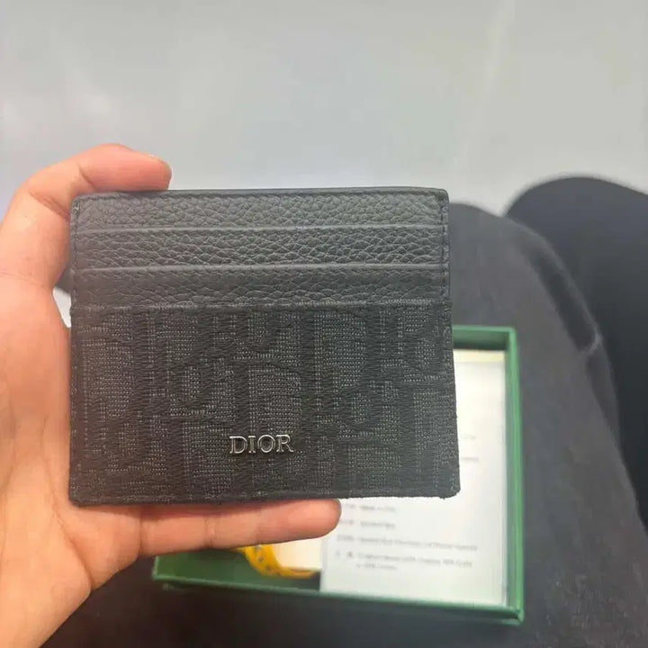 [SOLD OUT] 디올 오블리크 카드지갑 블랙 풀박스