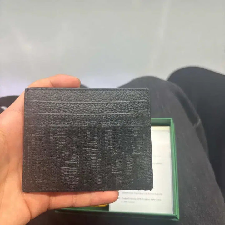 [SOLD OUT] 디올 오블리크 카드지갑 블랙 풀박스