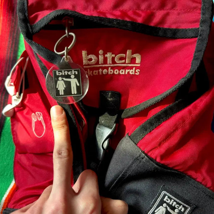 [BUNJANG] Bitch Skateboards 90s Keyring Backpack / 90s Bitch skateboards keyring backpack