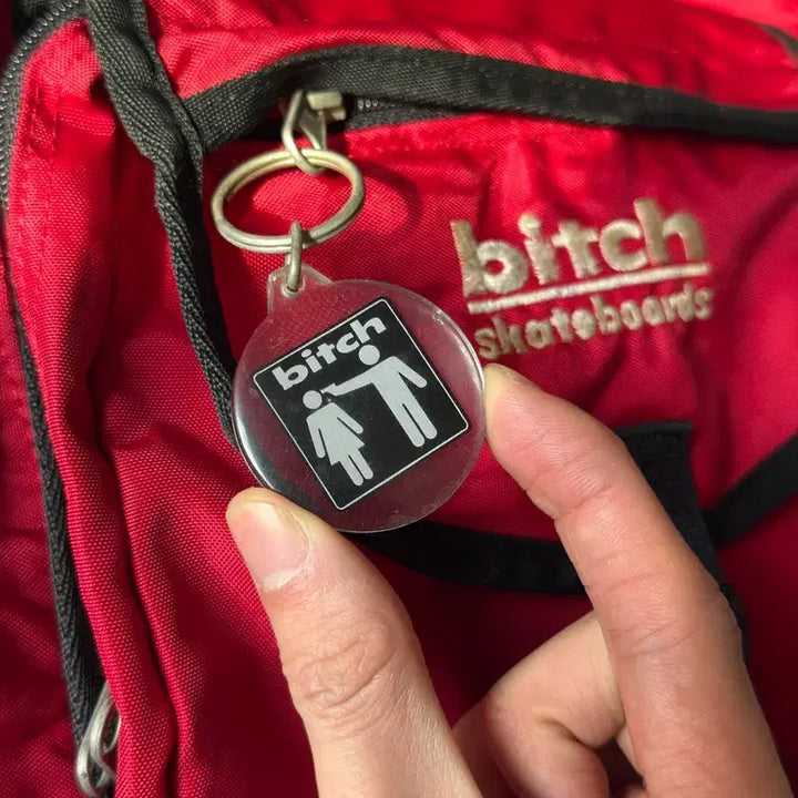 [BUNJANG] Bitch Skateboards 90s Keyring Backpack / 90s Bitch skateboards keyring backpack