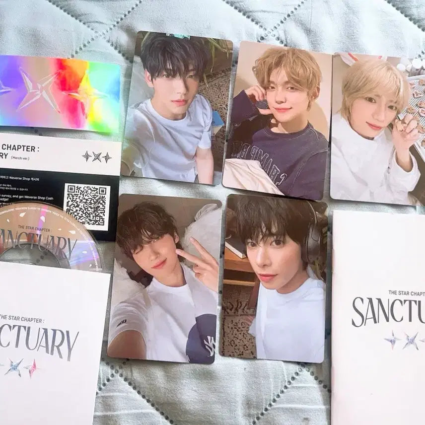 [BUNJANG] TXT The Star Chapter: Sanctuary Bundle Set / 투바투 CD,포카,가사집,스티커 공굿 일괄