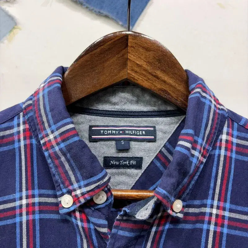 [SOLD OUT] (95) 타미힐피거 캐주얼 버튼다운 체크 셔츠 남방