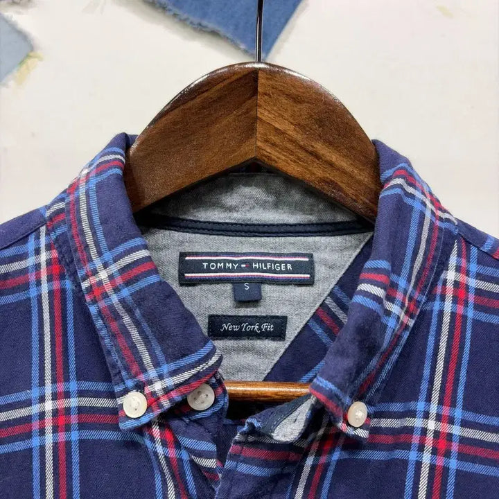 [SOLD OUT] (95) 타미힐피거 캐주얼 버튼다운 체크 셔츠 남방