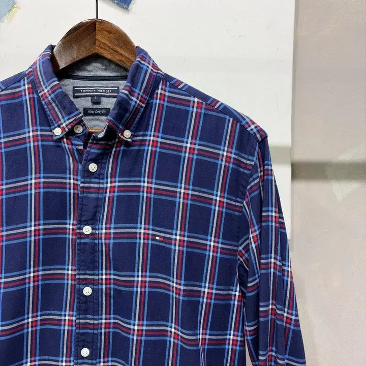 [SOLD OUT] (95) 타미힐피거 캐주얼 버튼다운 체크 셔츠 남방