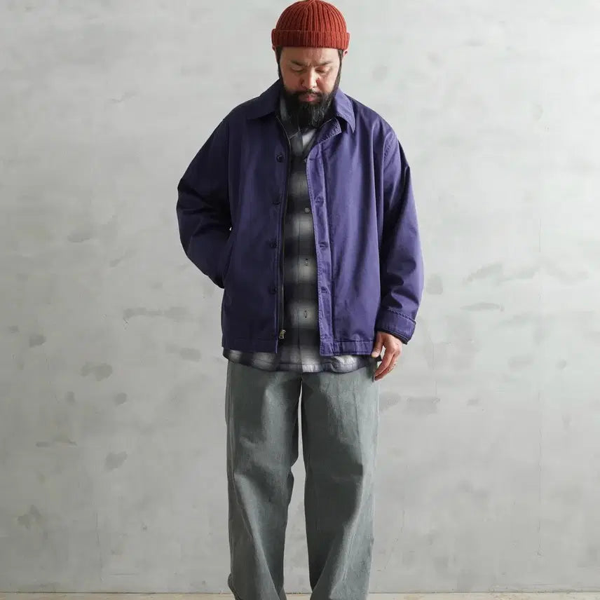 [BUNJANG] WAIPER U.S. NAVY Utility Jacket - Navy / WAIPER 웨이퍼 미군 해군 U.S.NAVY 유틸리티자켓 네이비 M