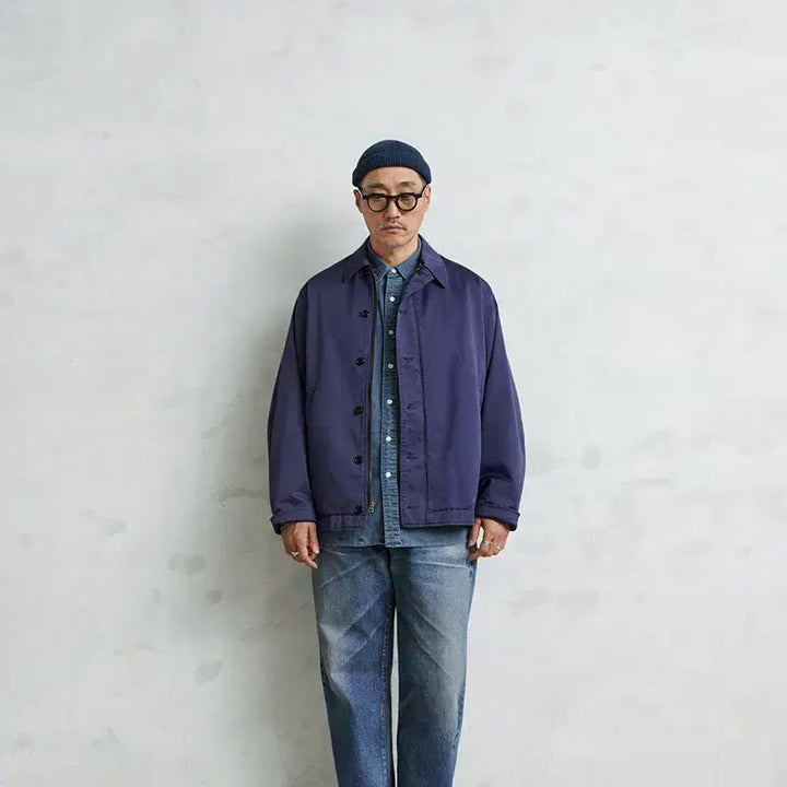 [BUNJANG] WAIPER U.S. NAVY Utility Jacket - Navy / WAIPER 웨이퍼 미군 해군 U.S.NAVY 유틸리티자켓 네이비 M
