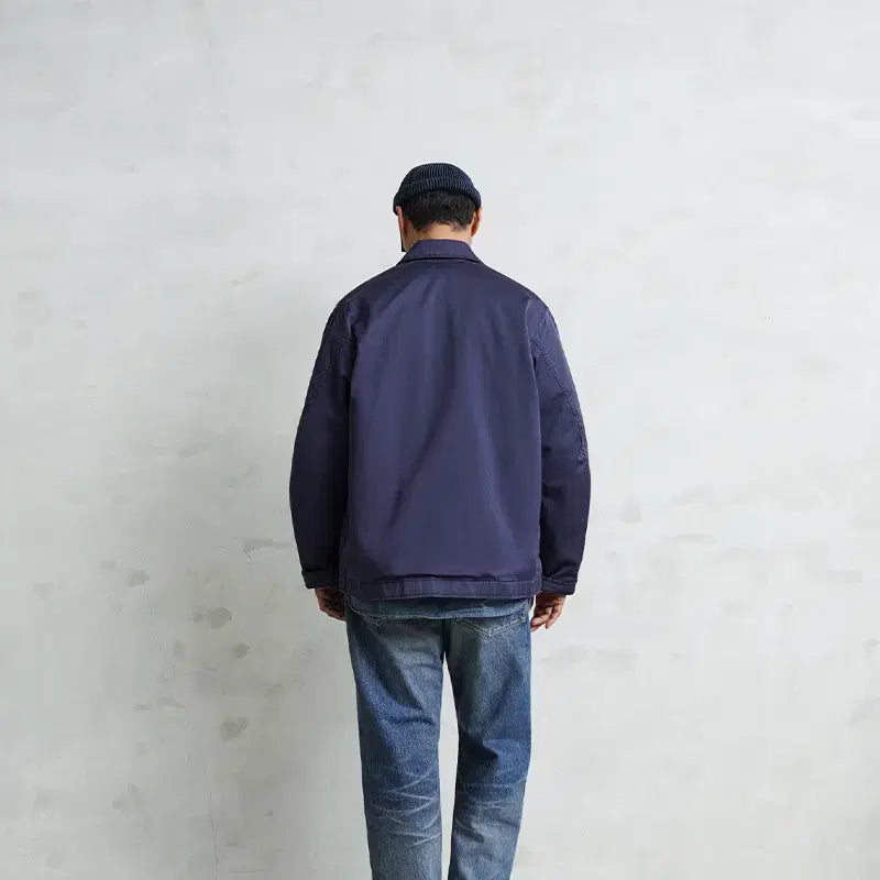 [BUNJANG] WAIPER U.S. NAVY Utility Jacket - Navy / WAIPER 웨이퍼 미군 해군 U.S.NAVY 유틸리티자켓 네이비 M