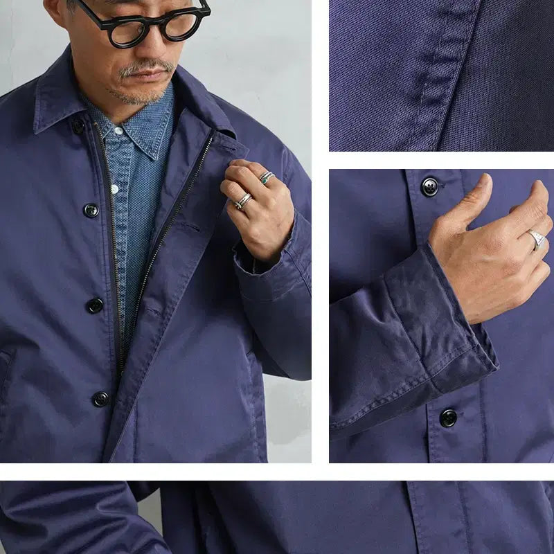 [BUNJANG] WAIPER U.S. NAVY Utility Jacket - Navy / WAIPER 웨이퍼 미군 해군 U.S.NAVY 유틸리티자켓 네이비 M