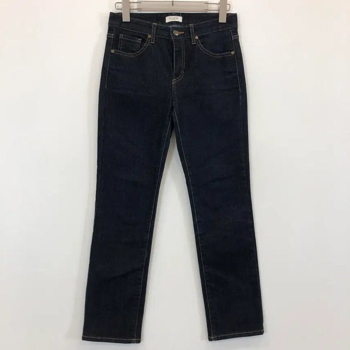 [BUNJANG] Guess Indigo Denim Jeans / 게스 화이트패치로고 인디고데님 26 인치