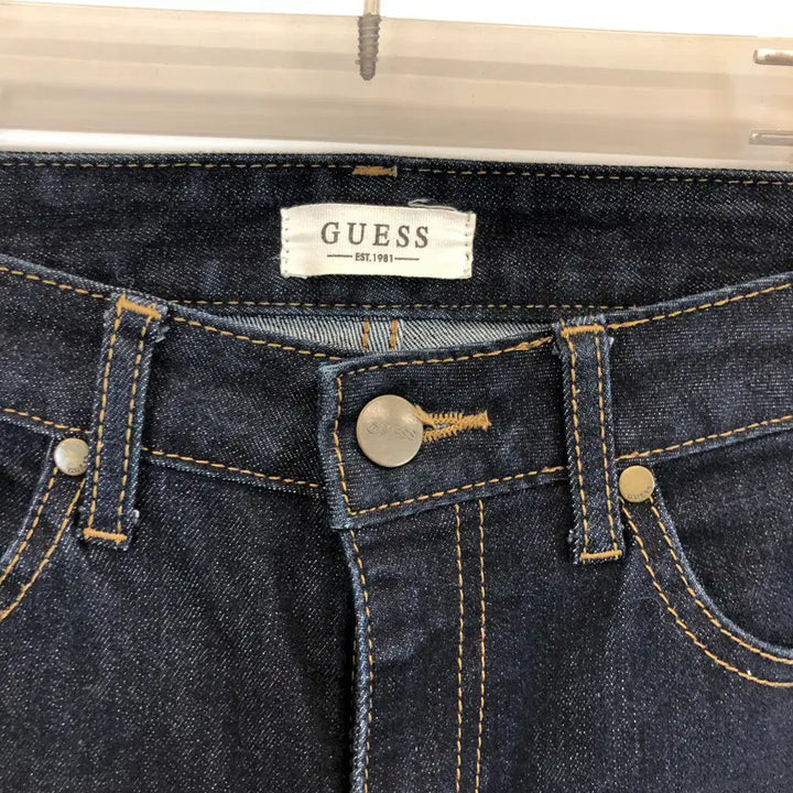 [BUNJANG] Guess Indigo Denim Jeans / 게스 화이트패치로고 인디고데님 26 인치