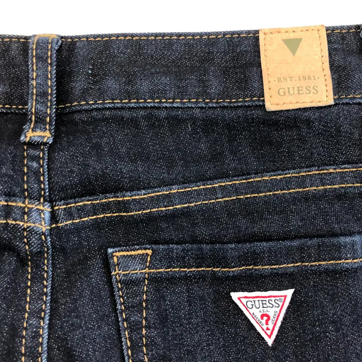 [BUNJANG] Guess Indigo Denim Jeans / 게스 화이트패치로고 인디고데님 26 인치