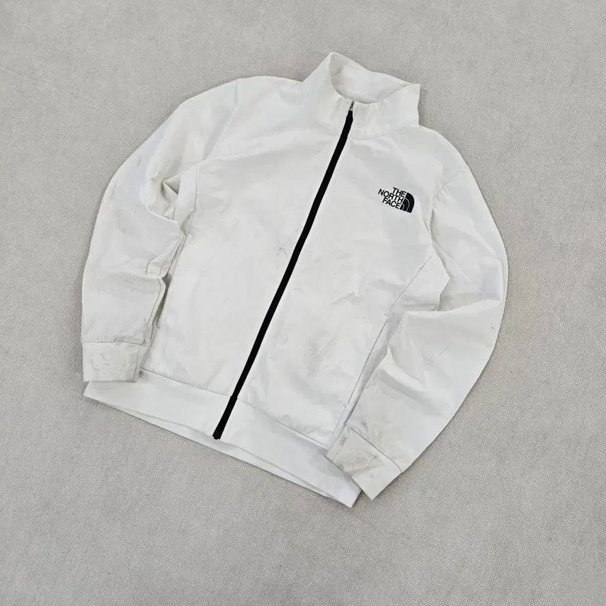 [BUNJANG] The North Face Kids White Training Zip-up Jacket / [140] 노스페이스 키즈 여성 화이트 트레이닝 집업 자켓 0120Y1