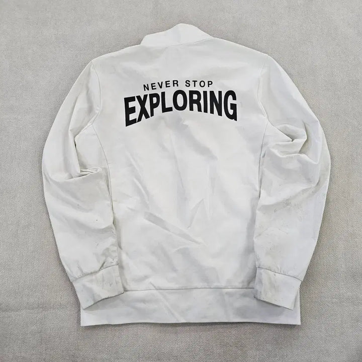 [BUNJANG] The North Face Kids White Training Zip-up Jacket / [140] 노스페이스 키즈 여성 화이트 트레이닝 집업 자켓 0120Y1
