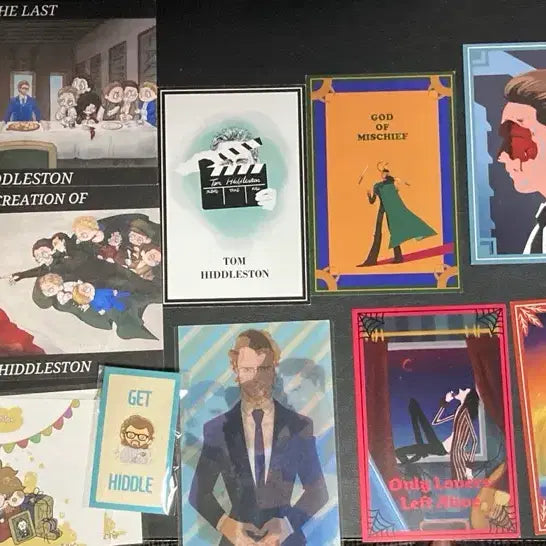 [BUNJANG] Tom Hiddleston Filmography Postcard Set Merchandise / 톰 히들스턴 필모 엽서 세트 굿즈