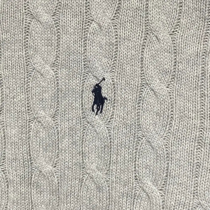[BUNJANG] Polo Ralph Lauren Cable Knit Sweater XL / 폴로 랄프로렌 꽈배기 니트 XL
