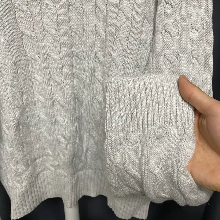 [BUNJANG] Polo Ralph Lauren Cable Knit Sweater XL / 폴로 랄프로렌 꽈배기 니트 XL