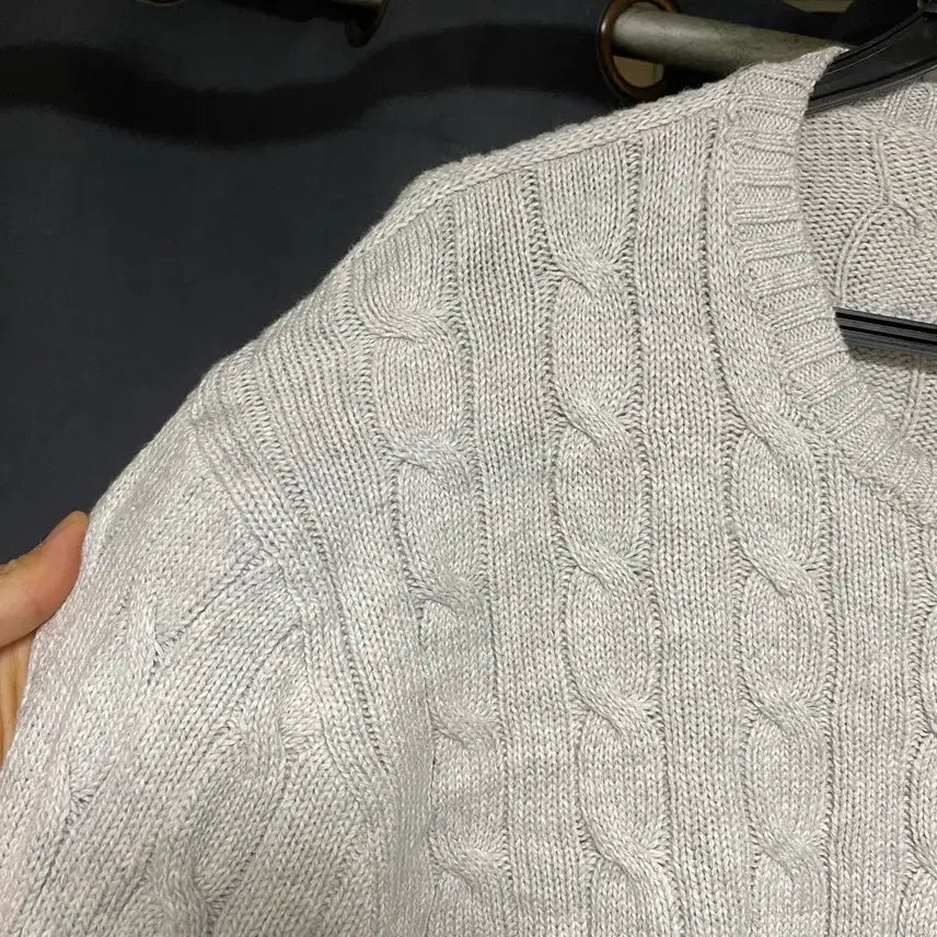 [BUNJANG] Polo Ralph Lauren Cable Knit Sweater XL / 폴로 랄프로렌 꽈배기 니트 XL