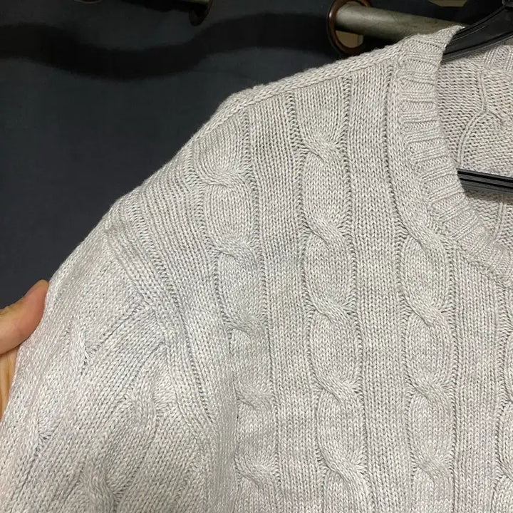 [BUNJANG] Polo Ralph Lauren Cable Knit Sweater XL / 폴로 랄프로렌 꽈배기 니트 XL