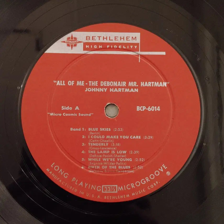 [BUNJANG] Johnny Hartman Original Jazz LP / ORIGINAL JAZZ LP - JOHNNY HARTMAN