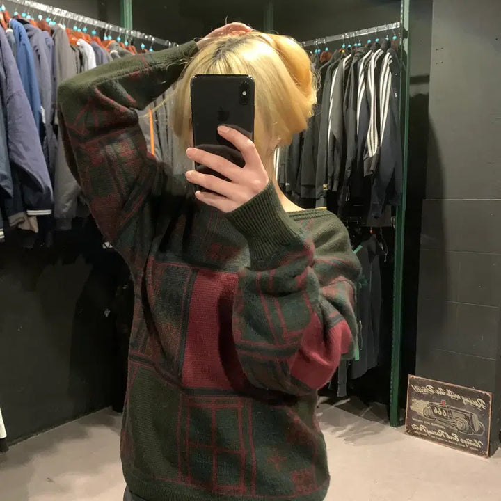 [BUNJANG] BONAPARTE Vintage Pattern Knit / (691) BONAPARTE 빈티지 패턴 니트