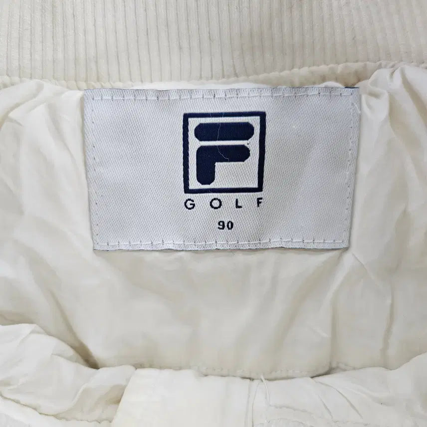 [BUNJANG] Fila Golf Goose Down Quilted Lightweight Padded Jacket / [90] 휠라 골프 구스다운 퀼팅 경량 패딩 자켓 0120Y1