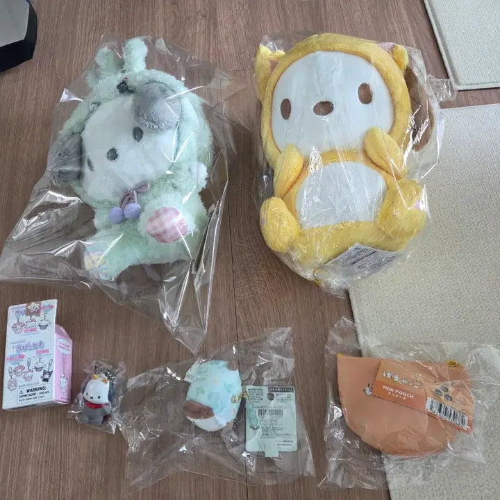 [BUNJANG] Sanrio Pochacco 6-Piece Bundle Set Plush Doll / 산리오 포차코 6종 판매합니다 인형