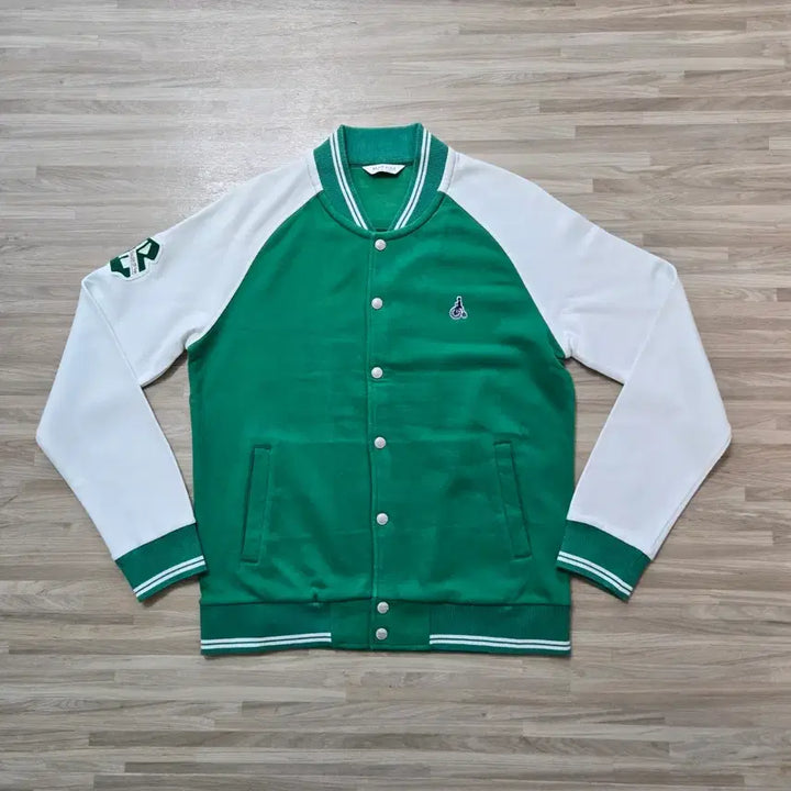 [BUNJANG] BEANPOLE Green Color Block Baseball Jumper (Size 105) / 105) 빈폴 BEANPOLE 그린 배색 야구 점퍼