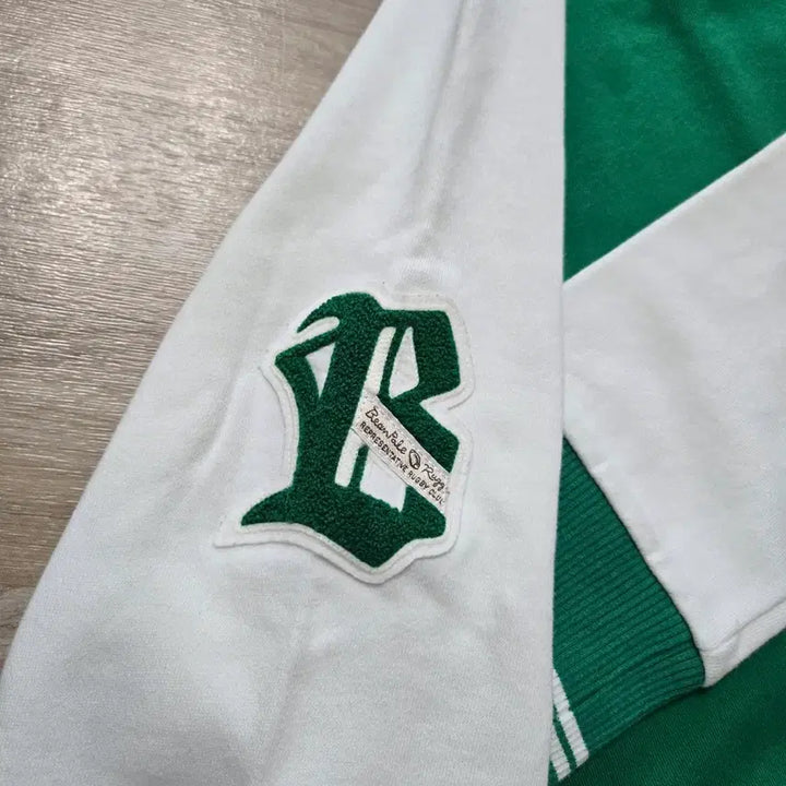 [BUNJANG] BEANPOLE Green Color Block Baseball Jumper (Size 105) / 105) 빈폴 BEANPOLE 그린 배색 야구 점퍼