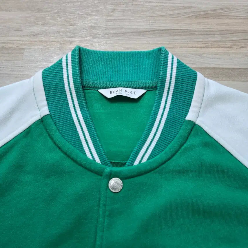[BUNJANG] BEANPOLE Green Color Block Baseball Jumper (Size 105) / 105) 빈폴 BEANPOLE 그린 배색 야구 점퍼