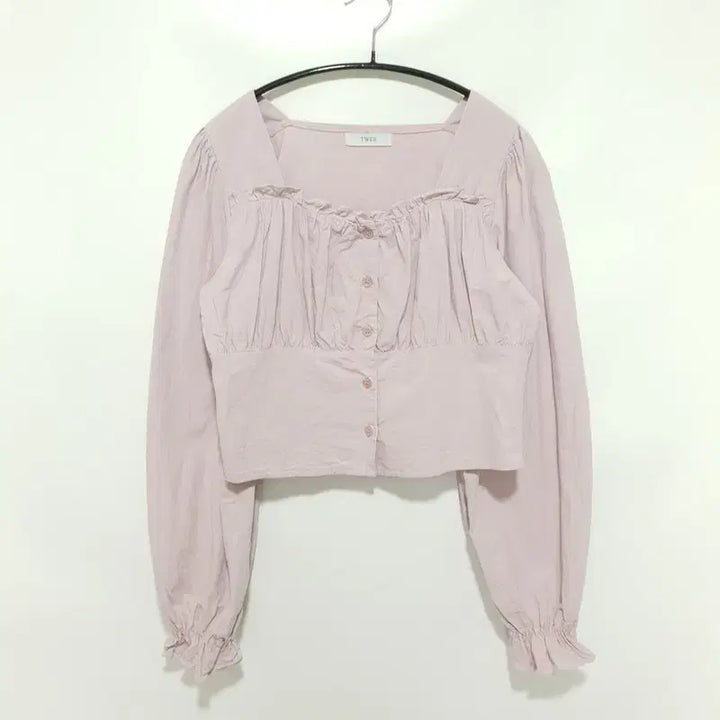 [BUNJANG] Twee Crop Blouse / 트위 크롭 블라우스 F_M0330