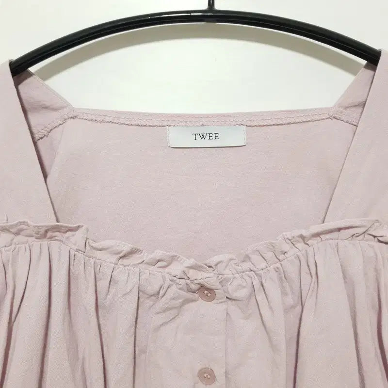 [BUNJANG] Twee Crop Blouse / 트위 크롭 블라우스 F_M0330