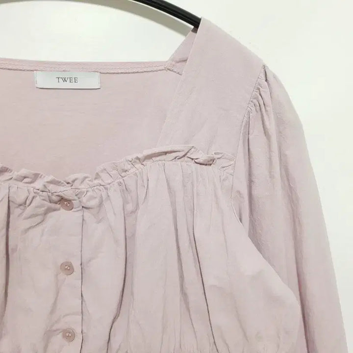 [BUNJANG] Twee Crop Blouse / 트위 크롭 블라우스 F_M0330